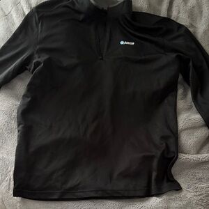 Black Quarter-Zip Pullover
